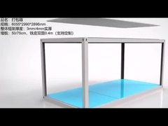 방수형 모듈형 접는 카레반 컨테이너 집 집