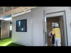 8급 지진 저항성 20FT 분쇄 된 다리 알루미늄 창과 함께 미리 만들어진 주택