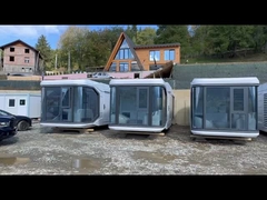 환경 친화적 인 캡슐 컨테이너 하우스 프리 팩 옥외 사무실 팟