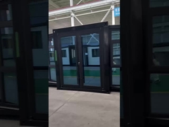 8급 지진 저항성 20FT 분쇄 된 다리 알루미늄 창과 함께 미리 만들어진 주택