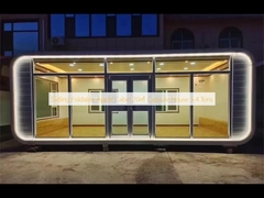 슬라이딩 접이식 애플 캐빈 20㎡ 캡슐 하우스 5.4톤