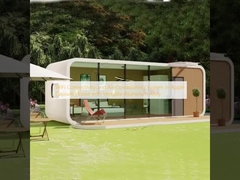 애플 캡슐 하우스의 WiFi 연결 및 다용도 알루미늄 합금 에어컨 시스템