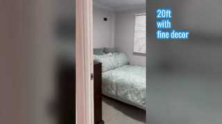 고급 장식이 있는 20피트