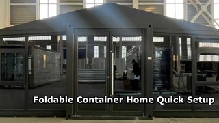 접이식 20피트 컨테이너 홈 빠른 설정