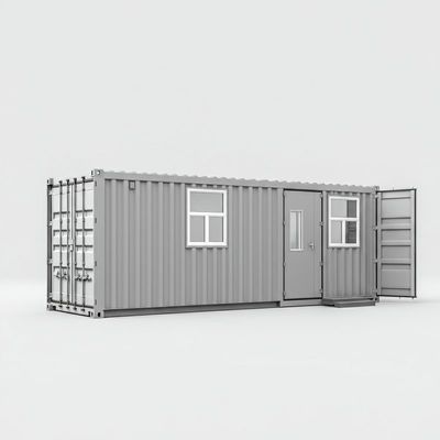 주문 접는 변환 된 운송 컨테이너 하우스 20 피트 소음 단열 online manufacture