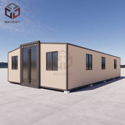 주문 방화 40ft 확장 컨테이너 홈 테라스와 함께 모듈 주택 online manufacture