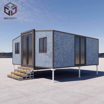 주문 20ft 전공 컨테이너 접이식 집 바람 저항 online manufacture