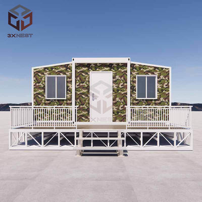 주문 강철 구조 겹칠 수 있는 컨테이너 하우스 지붕 8급 지진 저항성 online manufacture