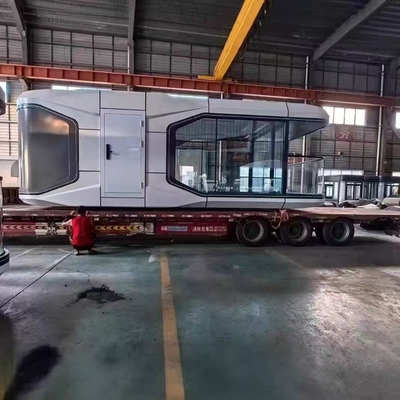 주문 태양광 패널 및 LED 조명이 있는 우주 캡슐 하우스 11.5m online manufacture