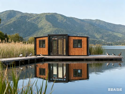 주문 Foldable 20ft Container Featuring Bathroom Wet-Dry Separation and Thermal-break Aluminum Window for Space Utilization 온라인 제조