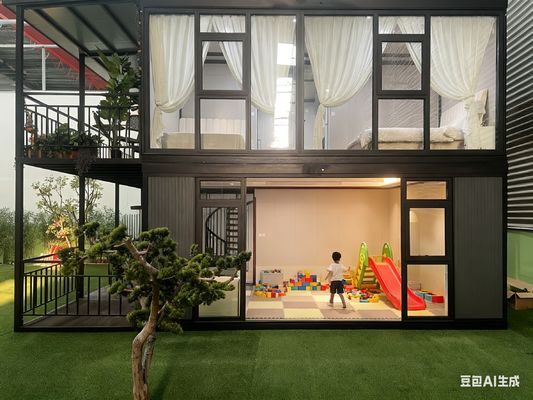 주문 2 KN/m2 바닥 허용 하중 확장형 운송 컨테이너 하우스, 강력하고 오래 지속되는 내구성 온라인 제조