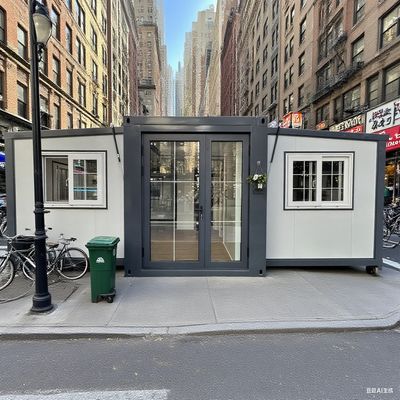 주문 Spacious Foldable 20ft Container with 37 Square Meters Floor Area and 50-75 Mm EPS Sanwich Panel 온라인 제조