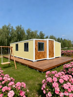 주문 One Hall House Type Expandable Prefab Homes Portable and Easy To Transport Suitable for 2-4 People 온라인 제조