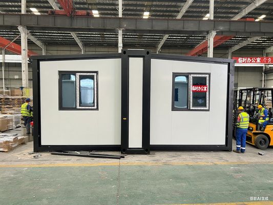 주문 Expandable Prefab Homes with 2-4 People Capacity L5460*W4640*H2240mm Internal Dimension and L5900*W4800*H2480mm Expanded Size 온라인 제조