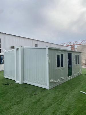 주문 27.5 Square Meters Floor Area Expandable Prefab Homes with 2-4 People Capacity and 12KW Power Consumption 온라인 제조