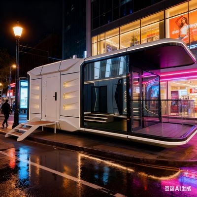 주문 3460 Width Space Capsule House with 7 Tons Net Weight and 29.6 Square Meters Floor Area 온라인 제조