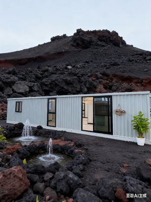 주문 40ft Expandable Container Home with 72 Square Meters Living Space Fireproof Cement Fiber Floor and Fully Galvanized Side Frame 온라인 제조