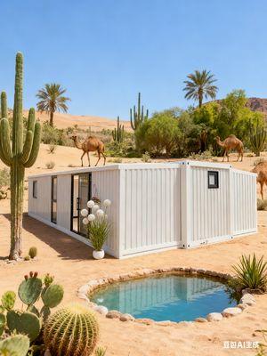 주문 40ft Expandable Container Home with T50 Mm EPS Roof 72m² Floor Area and 18mm Fireproof Cement Fiber Floor 온라인 제조