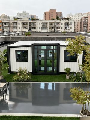 주문 Compact 18.5 Square Meters Foldable Modular Homes with 75mm EPS Sandwich Panels and More Than 30 Years Life 온라인 제조