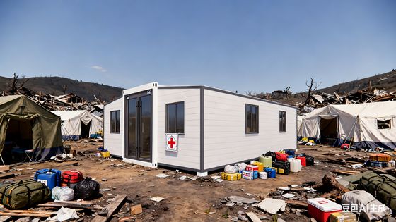 주문 Small Twin Wing Extension Prefab Folding House with Internal Dimensions L8540*W6060*H2240mm and 56 Square Meters Floor Space 온라인 제조