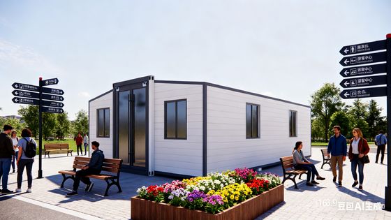주문 Waterproof Prefab Folding House with Internal Dimensions L8540*W6060*H2240mm and 56 Square Meters Floor Space 온라인 제조