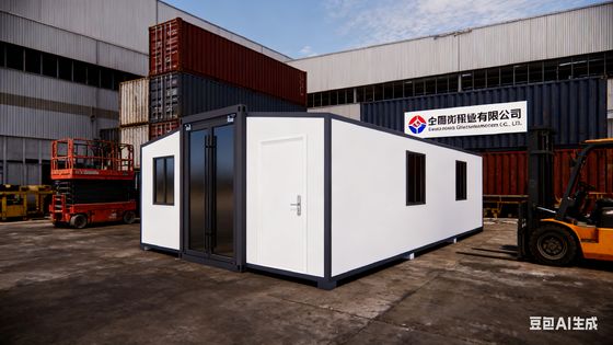 주문 Total Net Weight 3.75 Tons 700mm Prefabricated House Folded Size L9000*W2200*H2480mm 온라인 제조