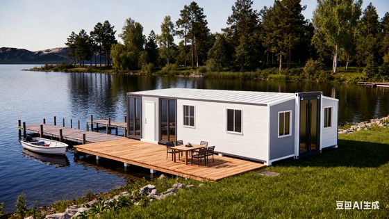 주문 Sealed Edges Prefab Folding House for Home/Office Easy and Fast Installation Waterproof Paint Hotel/Resort/Movable House 온라인 제조