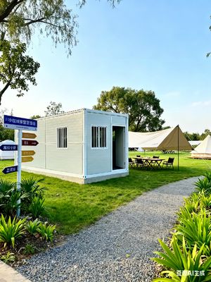 주문 2.0KN/m2 Ground Live Load A-level Fire Performance Flat Pack Prefab House for Customizable Design 온라인 제조