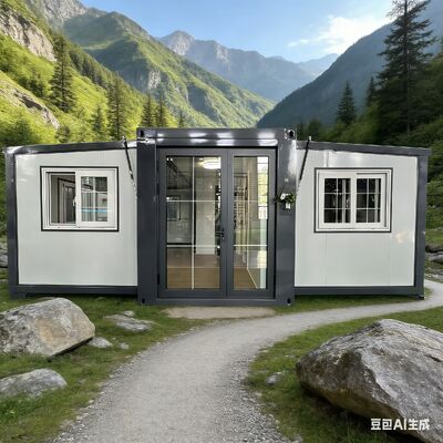 주문 Foldable 20ft Container with L5900*W2200*2480mm Folded Dimensions, 28,000 Kg Load Capacity, and Customizable Windows and Layout 온라인 제조