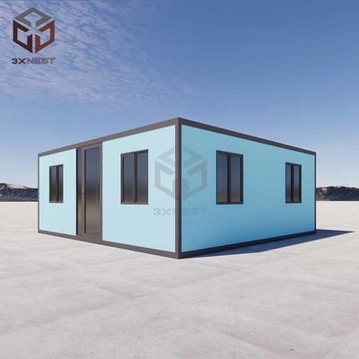PU 샌드위치 패널 평면 패키지 접는 집 컨테이너 38SqM