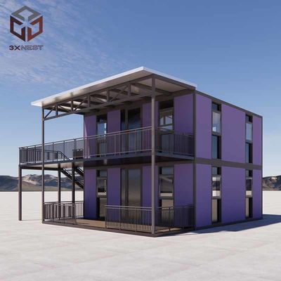 73sqm Flat Pack Container Homes Expandable Modular House