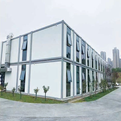 임시 이동성 접이식 전조 주택 건설 현장에서 소리 차단