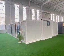 12kW 전력 소비 40피트 조립 생활 주택 72m2 바닥 면적 편안하고 지속 가능한 생활