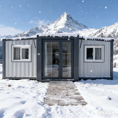 8급 지진성 성능이 뛰어난 현대 접이식 20피트 컨테이너 타 30*30 평면 램프 라이트 및 1,172 큐브 피트 용량