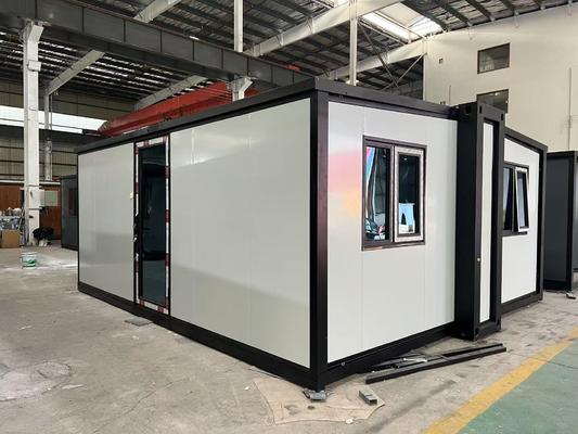 확장 가능한 조립식 주택, 12KW 전력 소비, 27.5 ㎡ 바닥 면적, 2-4인용