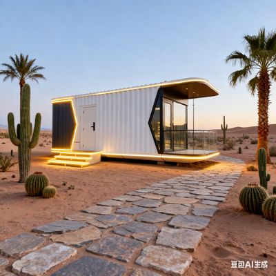 L8560 * W3460 * H3400 2인용 크기와 7톤의 순중량으로 우주 캡슐 하우스