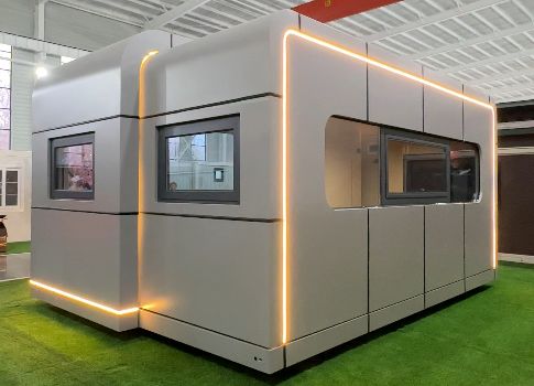 9mm OSB 보드 B3등급 방수 애플 캡슐 하우스 1~2인용과 12KW 전력 소비