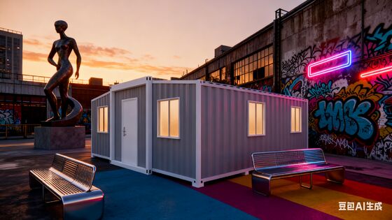 40ft 확장 가능한 컨테이너 PVC 패널 인테리어 마무리 바람 저항 4.18KN / M2 및 사용자 정의 가능한 테라스