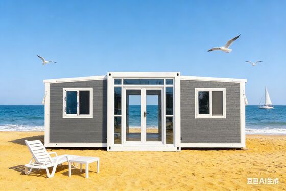 가연 가벼운 강철 프레임과 함께 접이 20ft 컨테이너 날씨 저항 및 현대 생활에 맞춤형 레이아웃