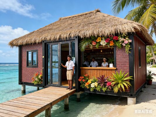 접이식 20피트 컨테이너, 내진 성능 레벨 8, 접고 펼쳐서 적층 가능, 조립식 소형 주택용