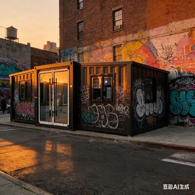 열 절연 및 음 절연이 가능한 접이 가능한 20 피트 컨테이너