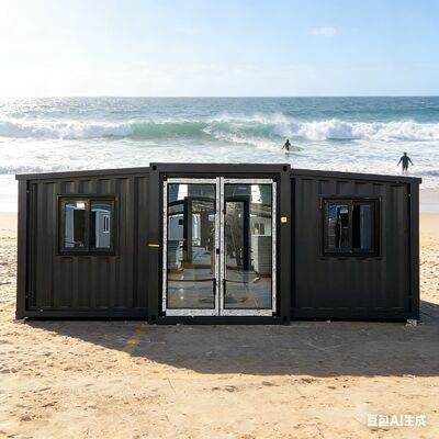 완전 아연 도금된 접이식 20피트 컨테이너 (단열 및 맞춤형 전기 시스템 포함)