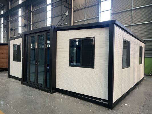 75mm EPS 샌드위치 패널 접이식 20피트 컨테이너, 30-40년 수명 및 방수 방풍 설계, 모듈식 주거 공간용